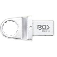 BGS Einsteck-Ringschlüssel | 15 mm | Aufnahme 14 x 18
