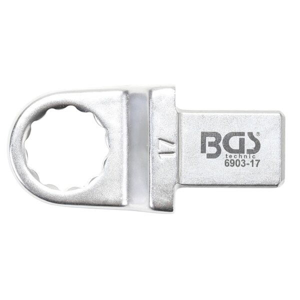 BGS Einsteck-Ringschlüssel | 17 mm | Aufnahme 14 x 18
