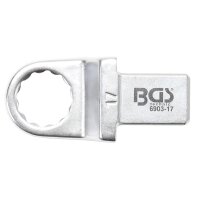 BGS Einsteck-Ringschlüssel | 17 mm | Aufnahme 14 x 18