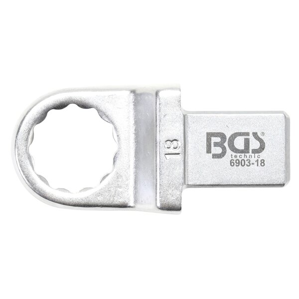 BGS Einsteck-Ringschlüssel | 18 mm | Aufnahme 14 x 18
