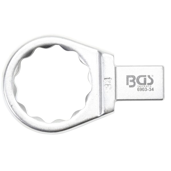 BGS Einsteck-Ringschlüssel | 34 mm | Aufnahme 14 x 18