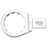 BGS Einsteck-Ringschlüssel | 34 mm | Aufnahme 14 x 18
