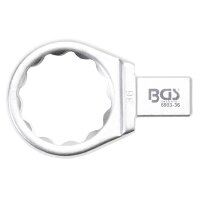 BGS Einsteck-Ringschlüssel | 36 mm | Aufnahme 14 x 18