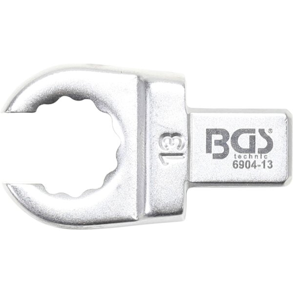 BGS Einsteck-Ringschlüssel | offen | 13 mm | Aufnahme 9 x 12 mm