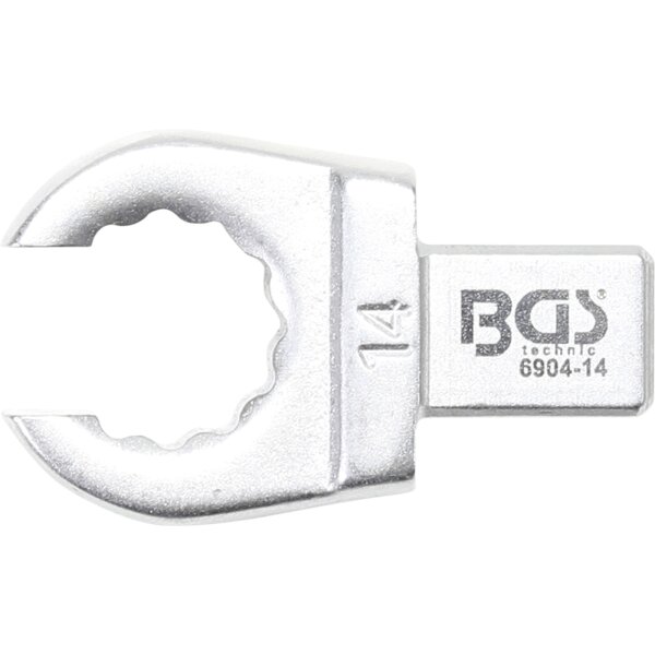 BGS Einsteck-Ringschlüssel | offen | 14 mm | Aufnahme 9 x 12 mm