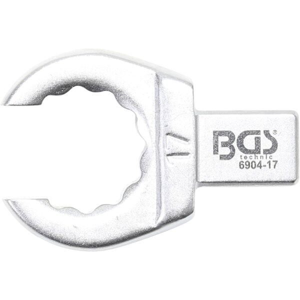 BGS Einsteck-Ringschlüssel | offen | 17 mm | Aufnahme 9 x 12 mm