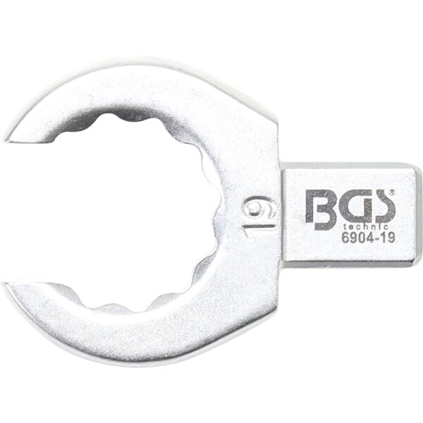 BGS Einsteck-Ringschlüssel | offen | 19 mm | Aufnahme 9 x 12 mm