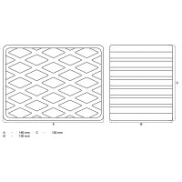 BGS Gummiauflage | für Hebebühnen | 160 x 120 x...