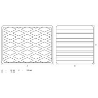 BGS Gummiauflage | für Hebebühnen | 160 x 120 x...