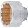 BGS Steckschlüssel-Einsatz Zwölfkant | Antrieb Innenvierkant 20 mm (3/4") | SW 70 mm