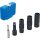 BGS Kraft-Spezial-Steckschlüssel-Wendeeinssatz-Satz | Sechskant & Schraubendreher 17 - 19 - 21 mm | 12,5 mm (1/2") | 3-tlg.
