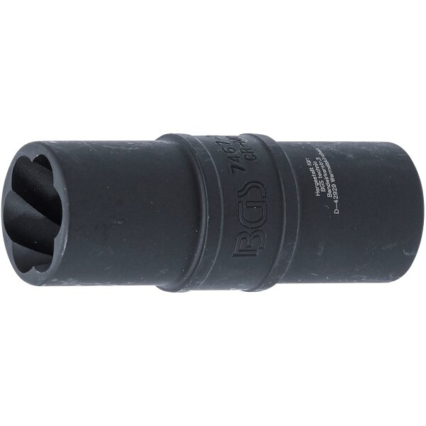 BGS Kraft-Spezial-Schraubenausdreh-Wendeeinsatz 19 mm | 12,5 mm (1/2")