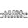 BGS Gelenk-Steckschlüssel-Satz, Sechskant | Antrieb Innenvierkant 10 mm (3/8") | SW 3/8" - 3/4" mm | Zollgrößen | 7-tlg.