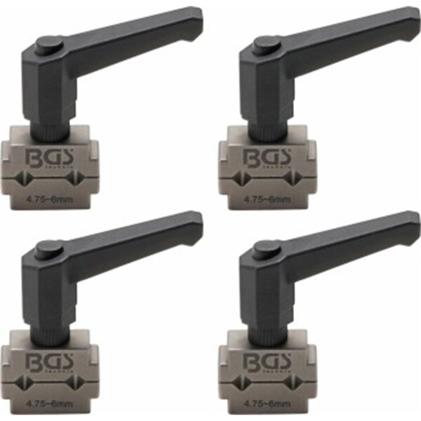 BGS Bremsleitungsklemmen-Satz | 4,75 mm (3/16") | 4-tlg.