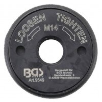 BGS Schnellspannmutter | für Winkelschleifer | M14