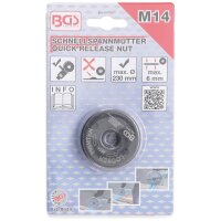 BGS Schnellspannmutter | für Winkelschleifer | M14