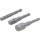 BGS Adapter-Satz für Bohrmaschinen | Außensechskant Antrieb 6,3mm (1/4") | Abtrieb Außensechskant 6,3mm (1/4"), 10mm (3/8"), 12,5mm (1/2") | 3-tlg.