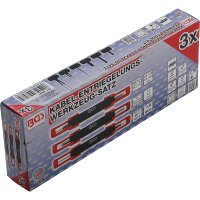 BGS Kabel-Entriegelungswerkzeug-Satz | universal | 3-tlg.