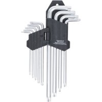 BGS DIY Winkelschlüssel-Satz | lang | T-Profil (für Torx) T10 - T50 | 9-tlg.
