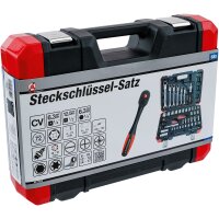 Steckschlüssel-Satz | Antrieb 6,3 mm (1/4") / 12,5 mm (1/2") | 68-tlg.