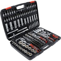 BGS Steckschlüssel-Satz | Antrieb 6,3 mm (1/4") / 10 mm (3/8") / 12,5 mm (1/2") | 172-tlg.