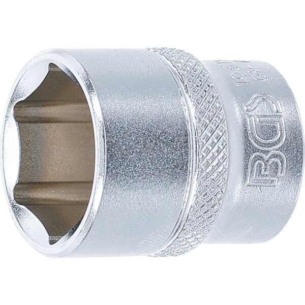 BGS Steckschlüssel-Einsatz Sechskant | Antrieb Innenvierkant 10 mm (3/8") | SW 19 mm