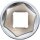 BGS Steckschlüssel-Einsatz Sechskant | Antrieb Innenvierkant 10 mm (3/8") | SW 19 mm