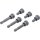 BGS DIY Bit-Satz mit Tiefenstopp | für Gipskartonplatten | Antrieb Außensechskant 6,3 mm (1/4") | Kreuzschlitz PH2 | 6-tlg.