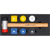 BGS Wechselkopf-Hammer-Satz | Ø 43 mm | 9-tlg.