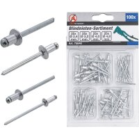 BGS DIY Blindnieten-Sortiment | Ø 2,4 - 4,8 mm |...