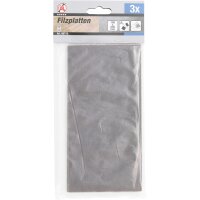 BGS Filzgleiter | Platten | braun | 100 x 200 mm | 3-tlg.
