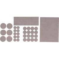 BGS Filzgleiter-Satz | beige | 38-tlg.
