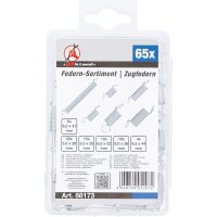 BGS Federn-Sortiment | Zugfedern | 65-tlg.