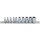 BGS Steckschlüssel-Einsatz-Satz E-Profil | Antrieb Innenvierkant 6,3 mm (1/4") / 10 mm (3/4") | SW E4 - E16 | 10-tlg.