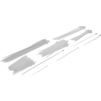 BGS Kabelbinder-Sortiment | weiß | 100 - 300 mm |...