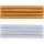 BGS DIY Heißklebe-Patronen | gold-/silber-metallic | Ø 11 mm, 150 mm | 8-tlg.