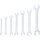 BGS Doppel-Maulschlüssel-Satz | SW 6 x 7 - 19 x 22 mm | 7-tlg.