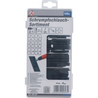 BGS DIY Schrumpfschlauch-Sortiment | schwarz | 126-tlg.