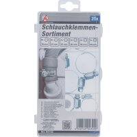 BGS DIY Schlauchklemmen-Sortiment | 25-tlg.
