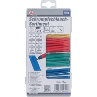 BGS DIY Schrumpfschlauch-Sortiment | farbig | 99-tlg.