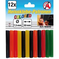 BGS DIY Heißklebe-Patronen | bunt | Ø 7,5...
