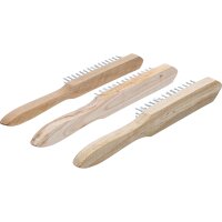 BGS DIY Drahtbürsten-Satz | Holzstiel | 2-, 3-,...