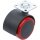 BGS Lenk-Doppelrolle | rot/schwarz | 50 mm