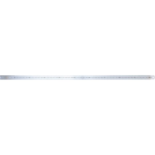 BGS DIY Stahl-Maßstab | biegsam | Edelstahl | rostfrei | 1 m