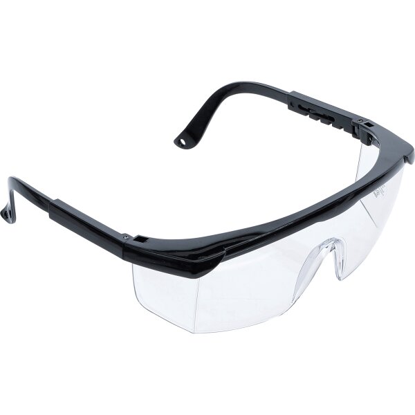 BGS DIY Schutzbrille mit verstellbarem Bügel | transparent