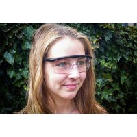 BGS DIY Schutzbrille mit verstellbarem Bügel | transparent