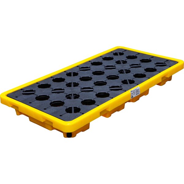 BGS DIY Öl-Auffangwanne  mit Gitterrost für 2 x 200 l Fässer