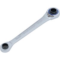 Ratschen-Ringschlüssel "4 in 1" SW 10 x 12, 14 x 17 mm