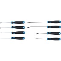 BGS DIY Haken-Satz mit geraden und abgerundeten Spitzen 8-tlg.