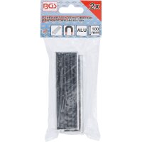 BGS DIY Schraubstock-Schutzbacken Aluminium Breite 100 mm 2-tlg.